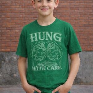GUC Grunt Style Green Graphic Tee Size XXL Boys